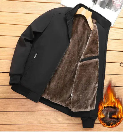 Fleece Lined Thickened Autumn Winter Jacket WEM Support (www.WEM.support)