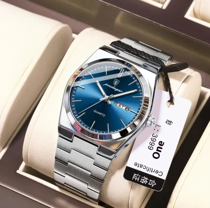 SlimLine Waterproof Quartz Watch WEM Support (www.WEM.support)