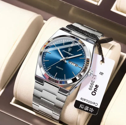 SlimLine Waterproof Quartz Watch WEM Support (www.WEM.support)