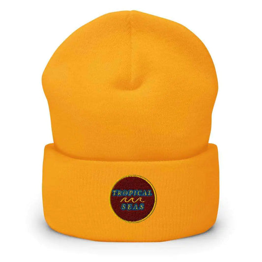 Tropical Maroon Beanie WEM Support (www.WEM.support)