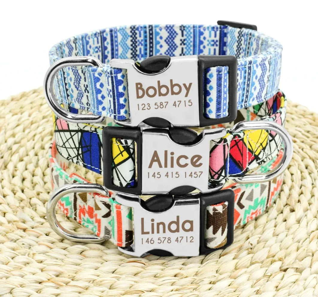 Custom Engraved Anti-Lost Dog Collar Tag