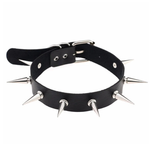 Spike Choker Necklace WEM Support (www.WEM.support)