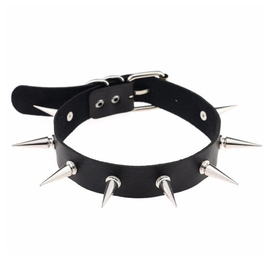 Spike Choker Necklace WEM Support (www.WEM.support)