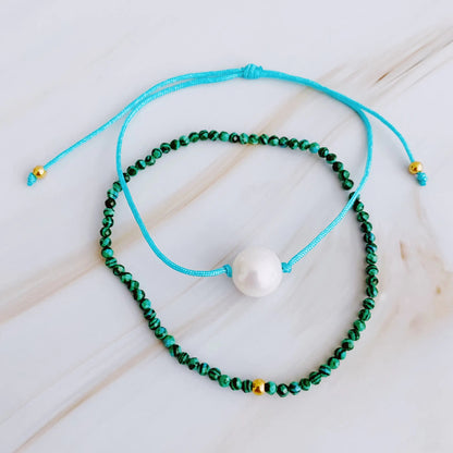 Genuine Pearl Color Dream Bracelet Set Of 2 WEM Support (www.WEM.support)