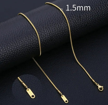 Serpent Curve Necklace WEM Support (www.WEM.support)