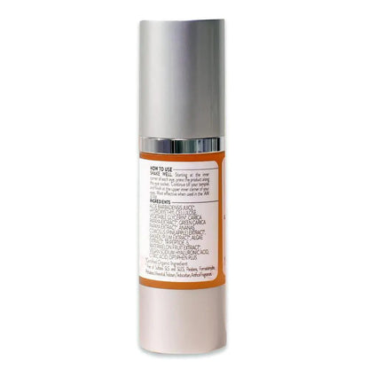 Organic Eye Serum for Wrinkles and Fine Lines with Hyaluronic Acid 1 fl oz WEM Support (www.WEM.support)