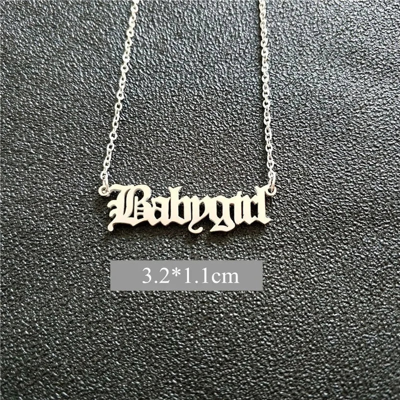 Babygirl Pendant Necklace WEM Support (www.WEM.support)