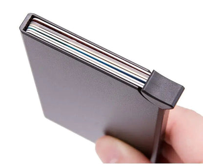 Mens RFID Blocking Slim Money Clip Carbon Fiber Wallet ID Credit Card Holder New WEM Support (www.WEM.support)