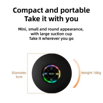 Altavoz Bluetooth con Ventosa HejK.com