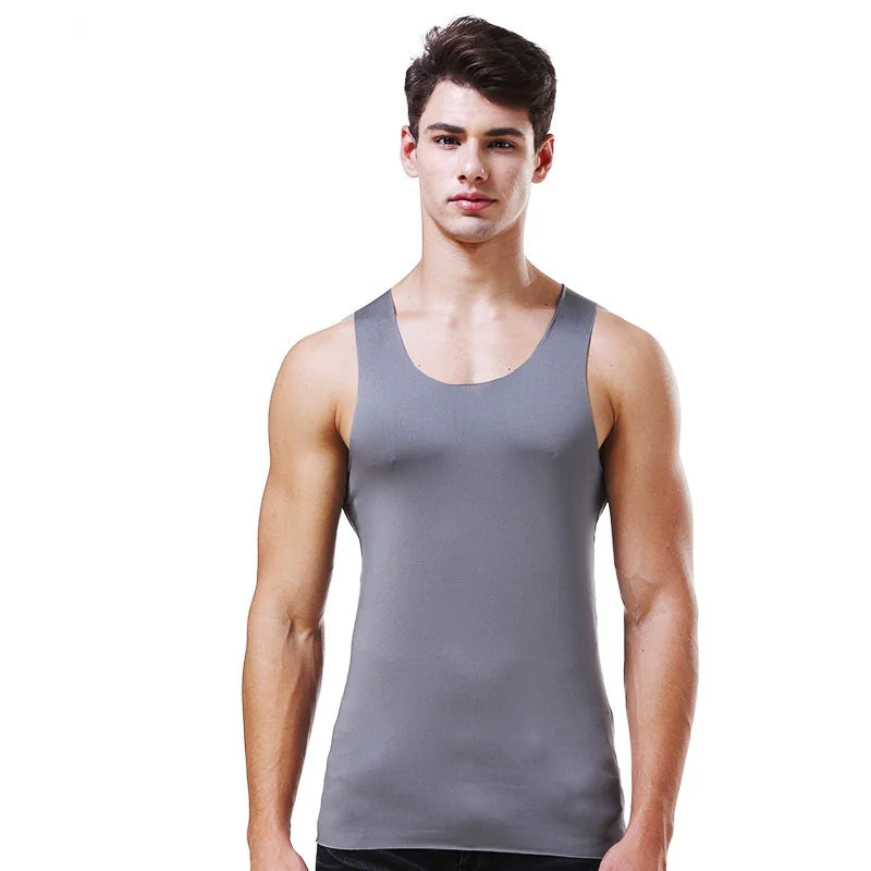 Men's Ice Silk Seamless Vest