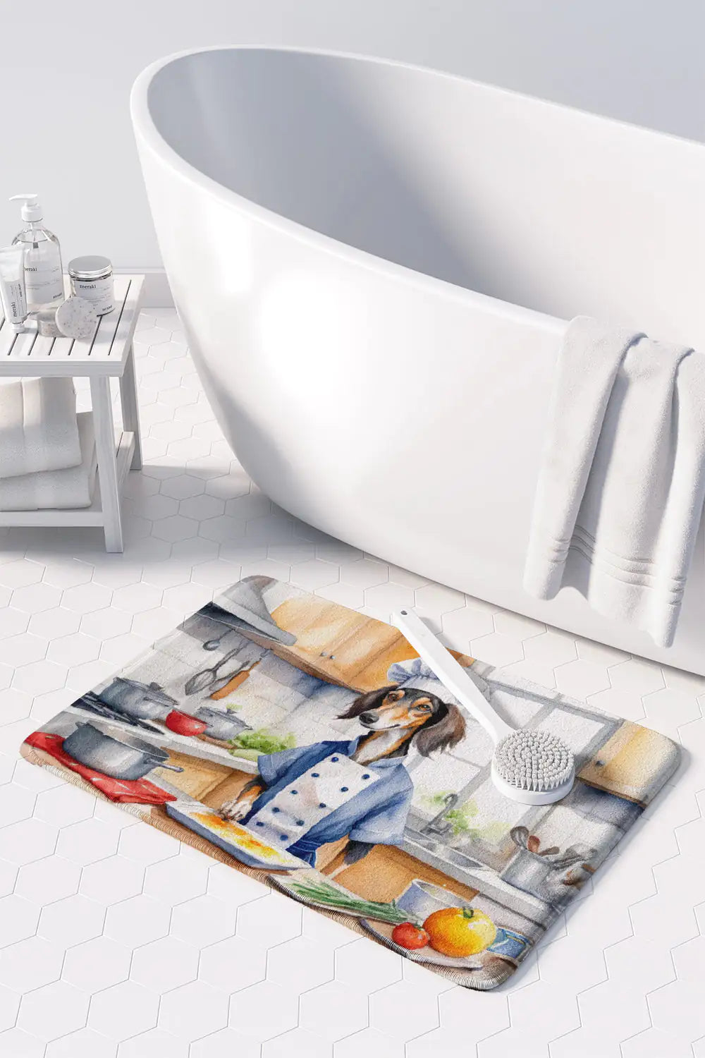 Saluki The Chef Memory Foam Kitchen Mat WEM Support (www.WEM.support)