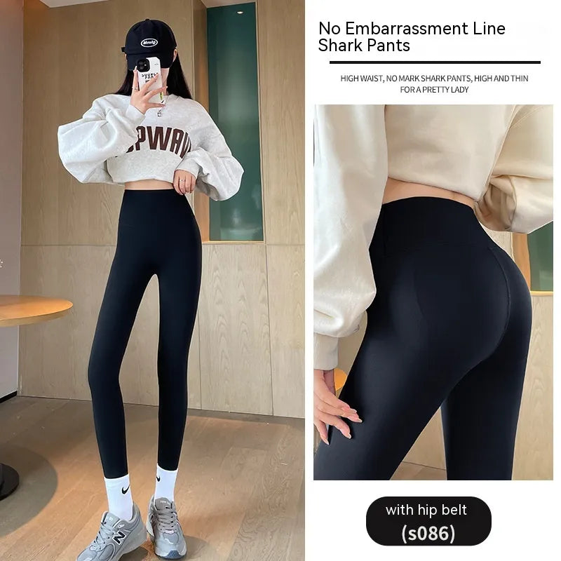 Fleece-lined Thick High Waist Hip Lift Leggings For Women WEM Support (www.WEM.support)