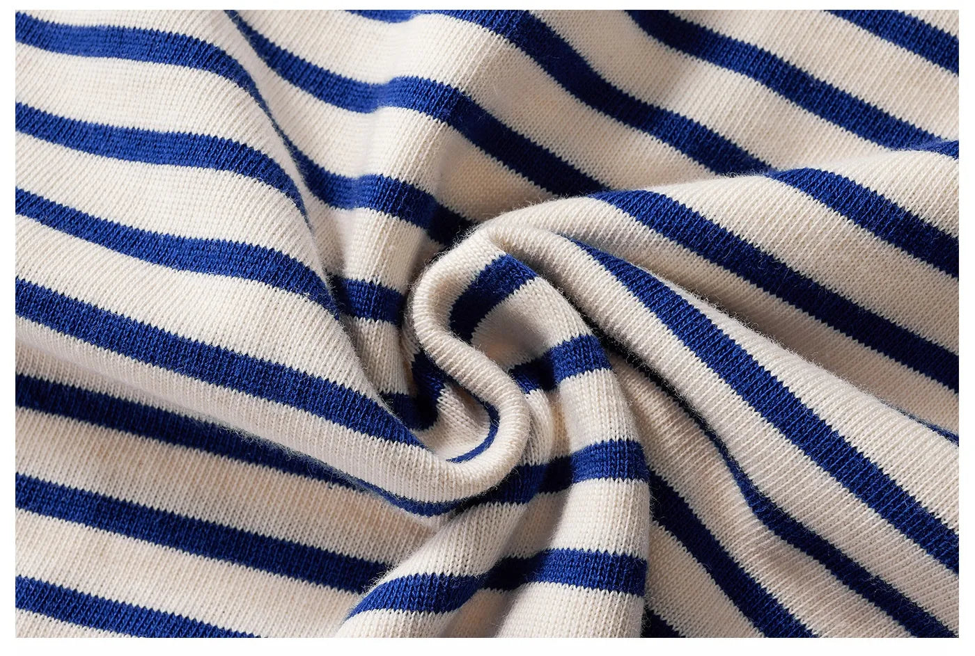 Classic Retro Striped Round Neck Long Sleeves HejK.com