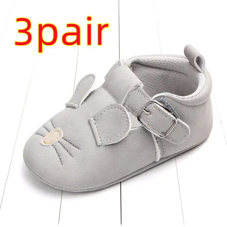 Spring and autumn cartoon animal baby shoes matte leather non-slip soft bottom baby shoes wholesale 0884 WEM Support (www.WEM.support)