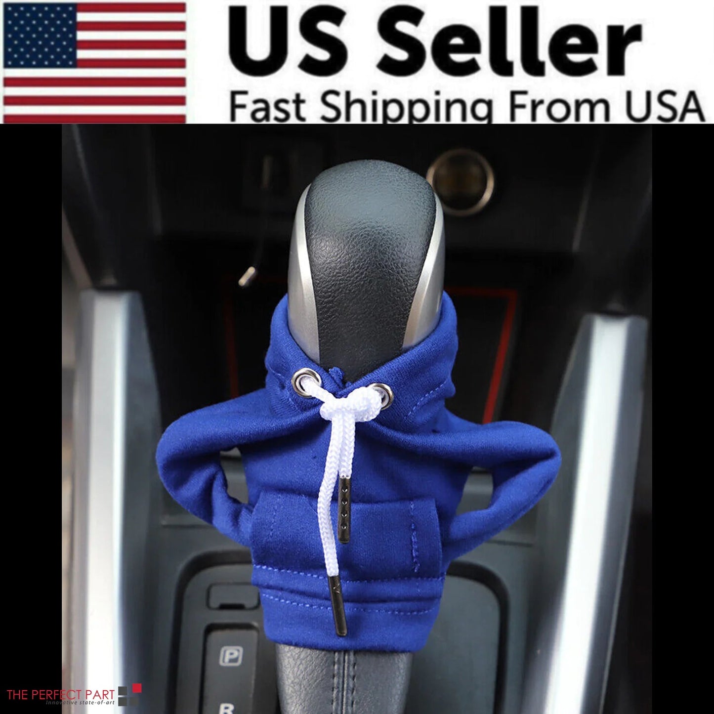 Car Gear Shift Cover Mini Hoodie Gear Shift Cover for Car Shifter Interior Trim WEM Support (www.WEM.support)