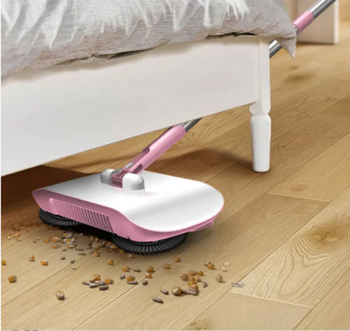 All-in-One Hand Push Sweeper & Mop WEM Support (www.WEM.support)