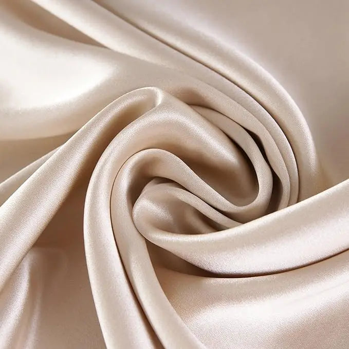 Silk Solid Color Satin Pillowcase WEM Support (www.WEM.support)