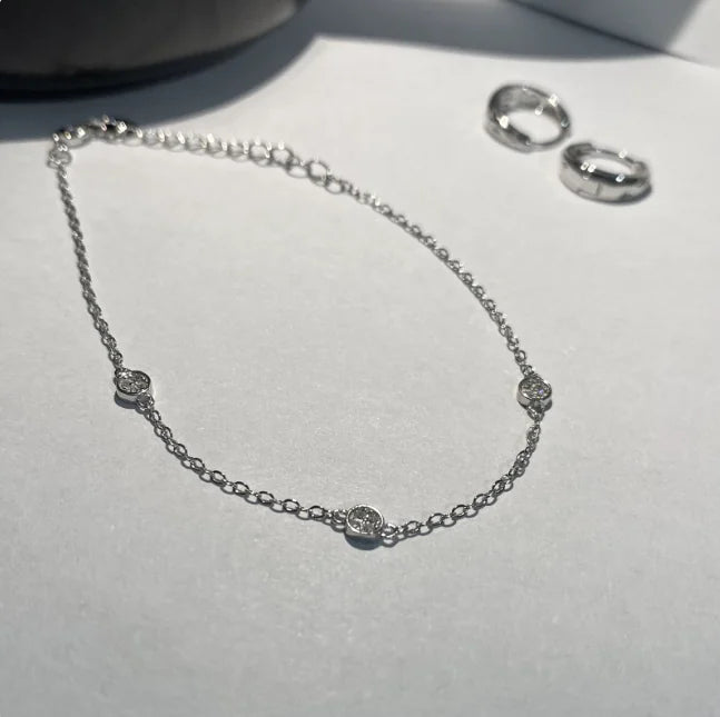 925 Sterling Silver Gold-Plated Bracelet WEM Support (www.WEM.support)