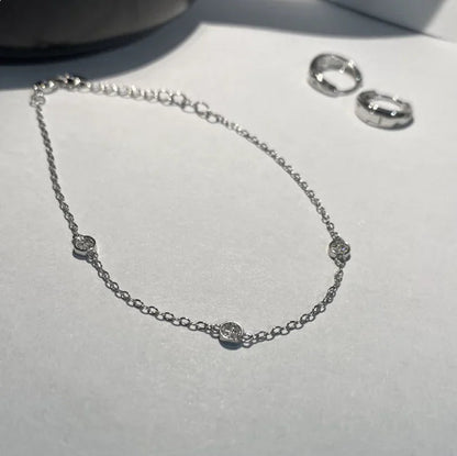 925 Sterling Silver Gold-Plated Bracelet WEM Support (www.WEM.support)