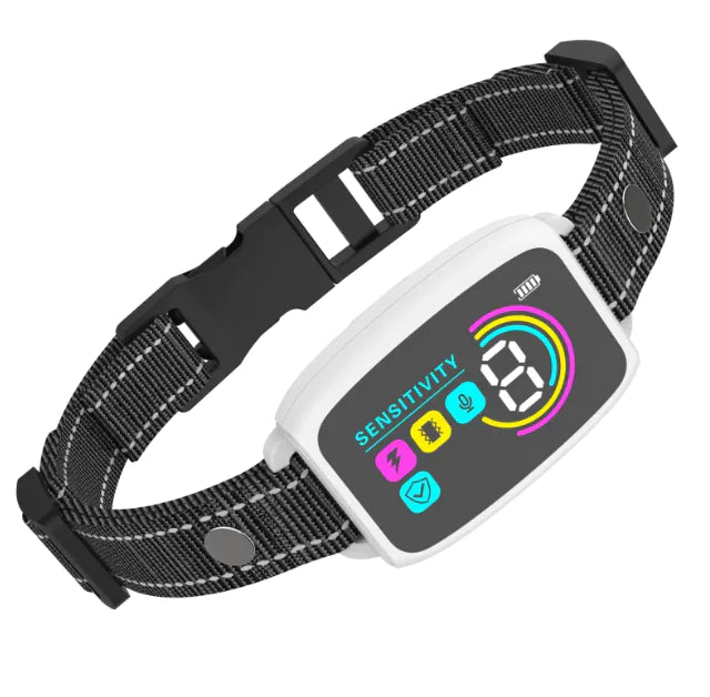 Smart Rechargeable Anti-Bark Dog Collar with HD Display & Waterproof Design WEM Support (www.WEM.support)