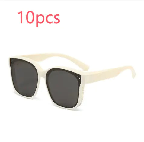 Summer Driving Sun Protection Polarized Light One Mirror Dual Use Anti Glare Trendy Sunglasses WEM Support (www.WEM.support)