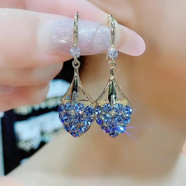 Opal Flower Tassel Earrings Set WEM Support (www.WEM.support)