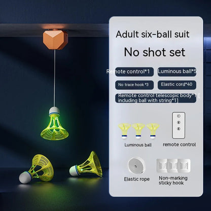 Badminton Racket Single Trainer with Automatic Rebound Swing WEM Support (www.WEM.support)