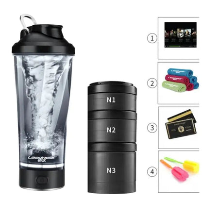 Shaking Cup Protein Fitness Portable Exercise WEM Support (www.WEM.support)