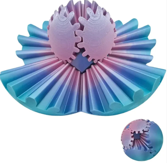 Bola de Engrenagem de Impressão 3D Rotatória