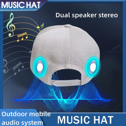 Chapéu Musical Bluetooth Compatível para Tênis WEM Support (www.WEM.support)