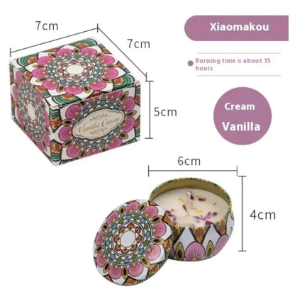 Dried Flower Fragrance Candle Flower Fragrance Incense Candle WEM Support (www.WEM.support)