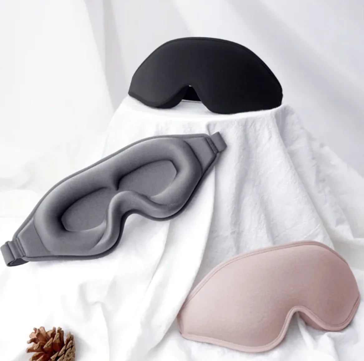 3D Contoured Sleeping Eye Mask WEM Support (www.WEM.support)