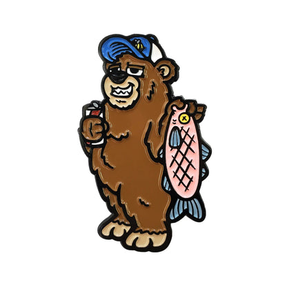 Fishing Bear Needle Minder WEM Support (www.WEM.support)