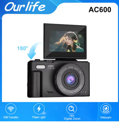 Outdoor Travel Shooting Home HD Digital Camera WEM Support (www.WEM.support)