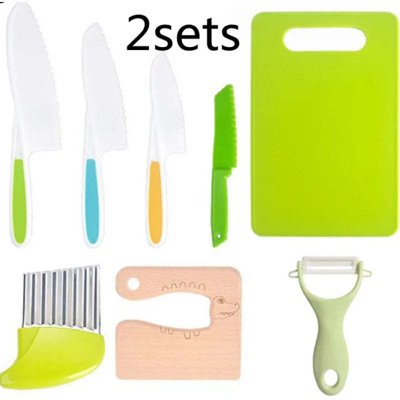 Children's Plastic Kitchen Tools Set WEM Support (www.WEM.support)