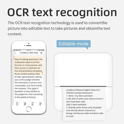 Portable HD Printer With Universal Labels WEM Support (www.WEM.support)