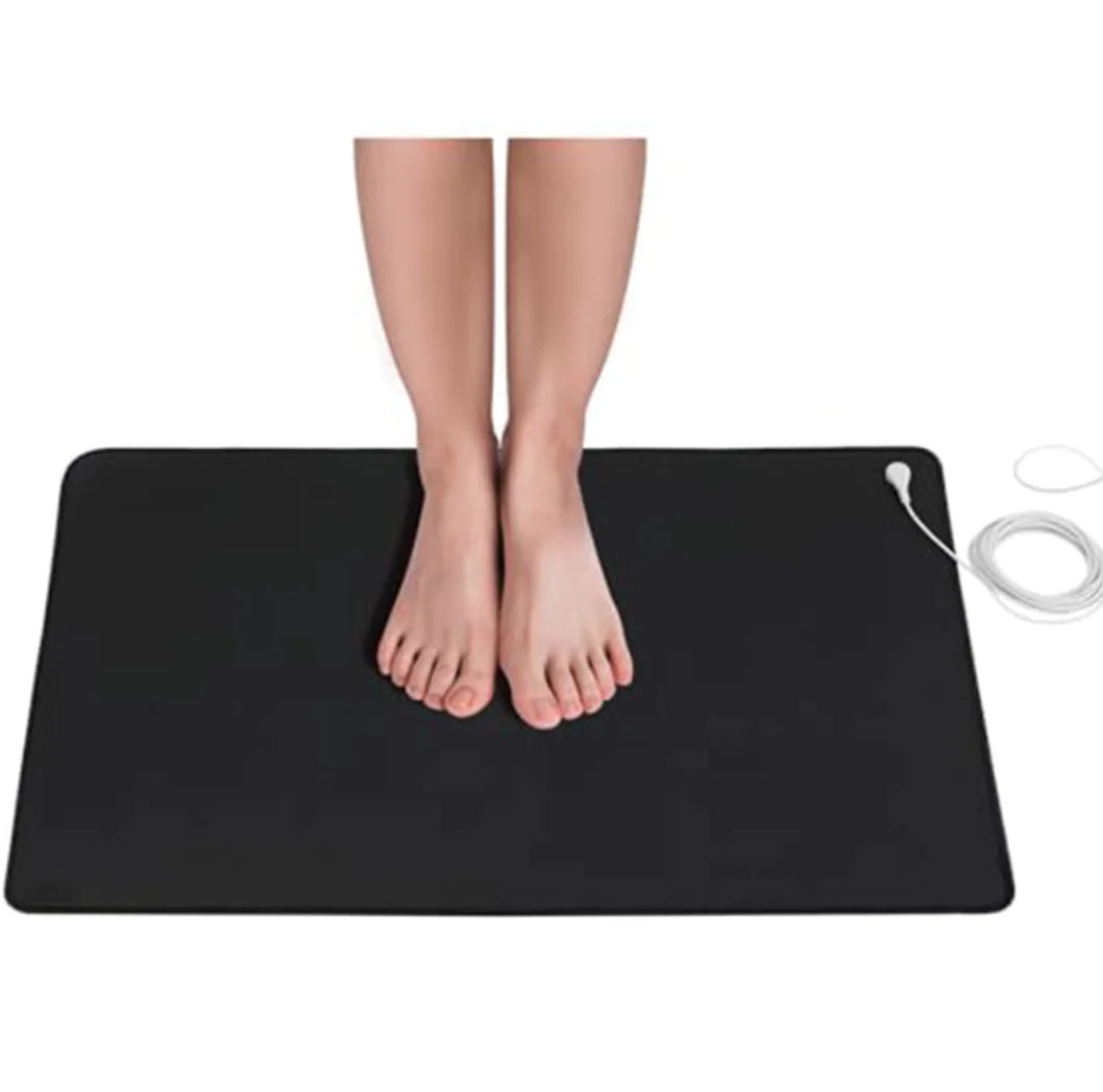 Conductive Leather Yoga Mat WEM Support (www.WEM.support)