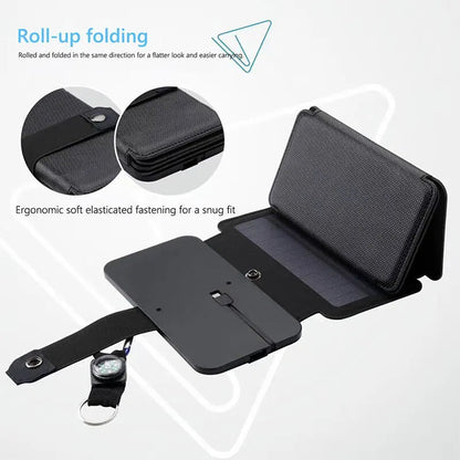 Multifunctional Portable Solar Charging Panel WEM Support (www.WEM.support)