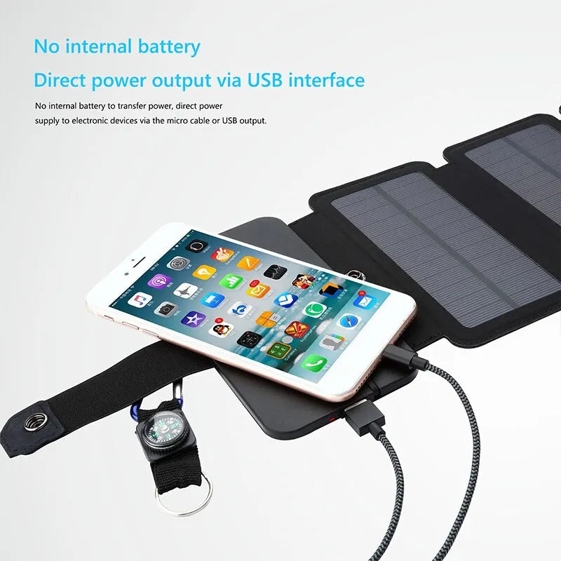 Multifunctional Portable Solar Charging Panel WEM Support (www.WEM.support)