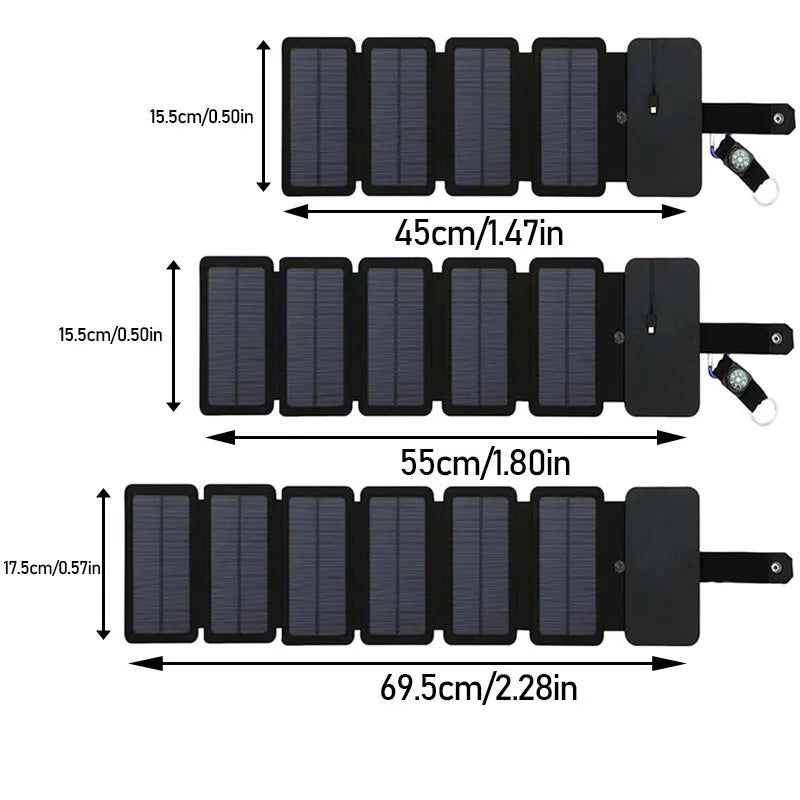 Multifunctional Portable Solar Charging Panel WEM Support (www.WEM.support)