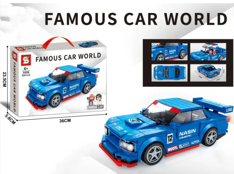 Car Building Blocks Toy WEM Support (www.WEM.support)