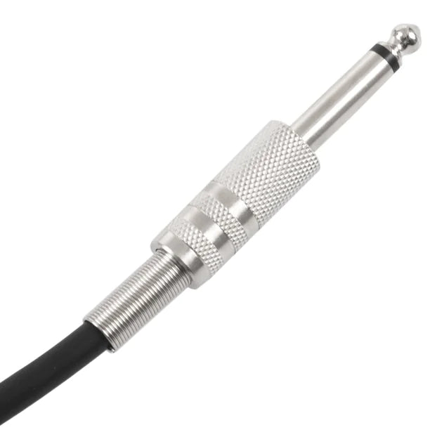 XLR 3-Pin Male To 1/4" Plug TS Microphone Mono Cable Unbalanced Shielded Audio WEM Support (www.WEM.support)