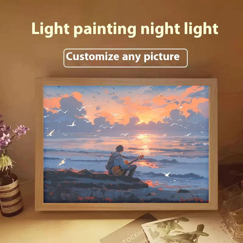Decorative Painting Night Lamp WEM Support (www.WEM.support)