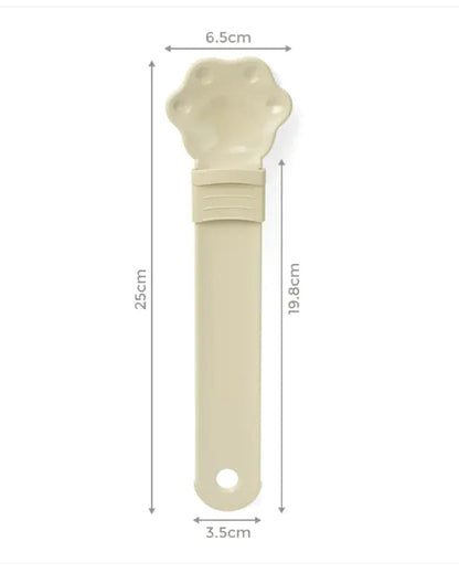 Plastic Cat Strip Squeezing Machine Spoon Feeder WEM Support (www.WEM.support)