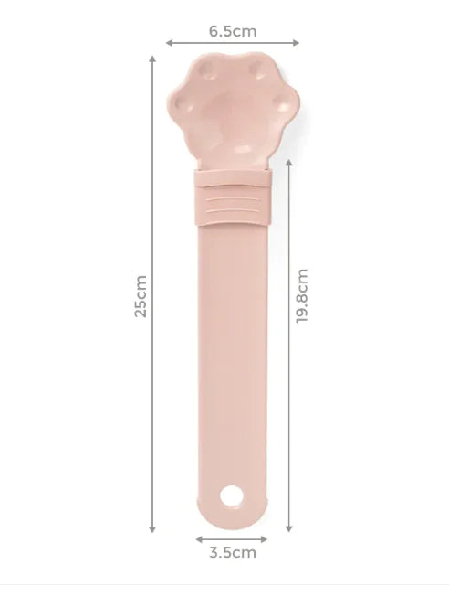 Plastic Cat Strip Squeezing Machine Spoon Feeder WEM Support (www.WEM.support)