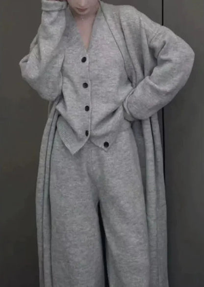 Elegant Knitwear Three-Piece Set WEM Support (www.WEM.support)