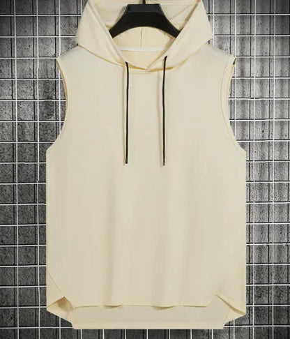 Men's Hong Kong Style Casual Hoodie Vest WEM Support (www.WEM.support)