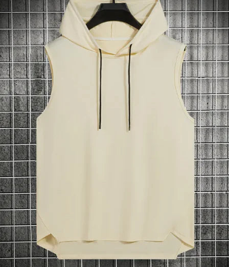 Men's Hong Kong Style Casual Hoodie Vest WEM Support (www.WEM.support)