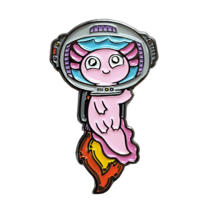 Astronaut Axolotl Golf Ball Marker WEM Support (www.WEM.support)