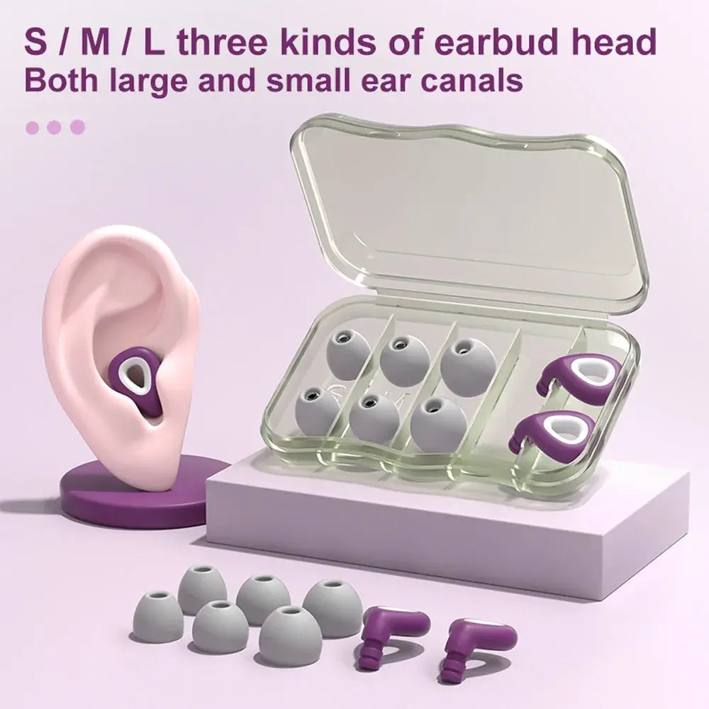 1 Set Ear Plugs for Sleeping WEM Support (www.WEM.support)